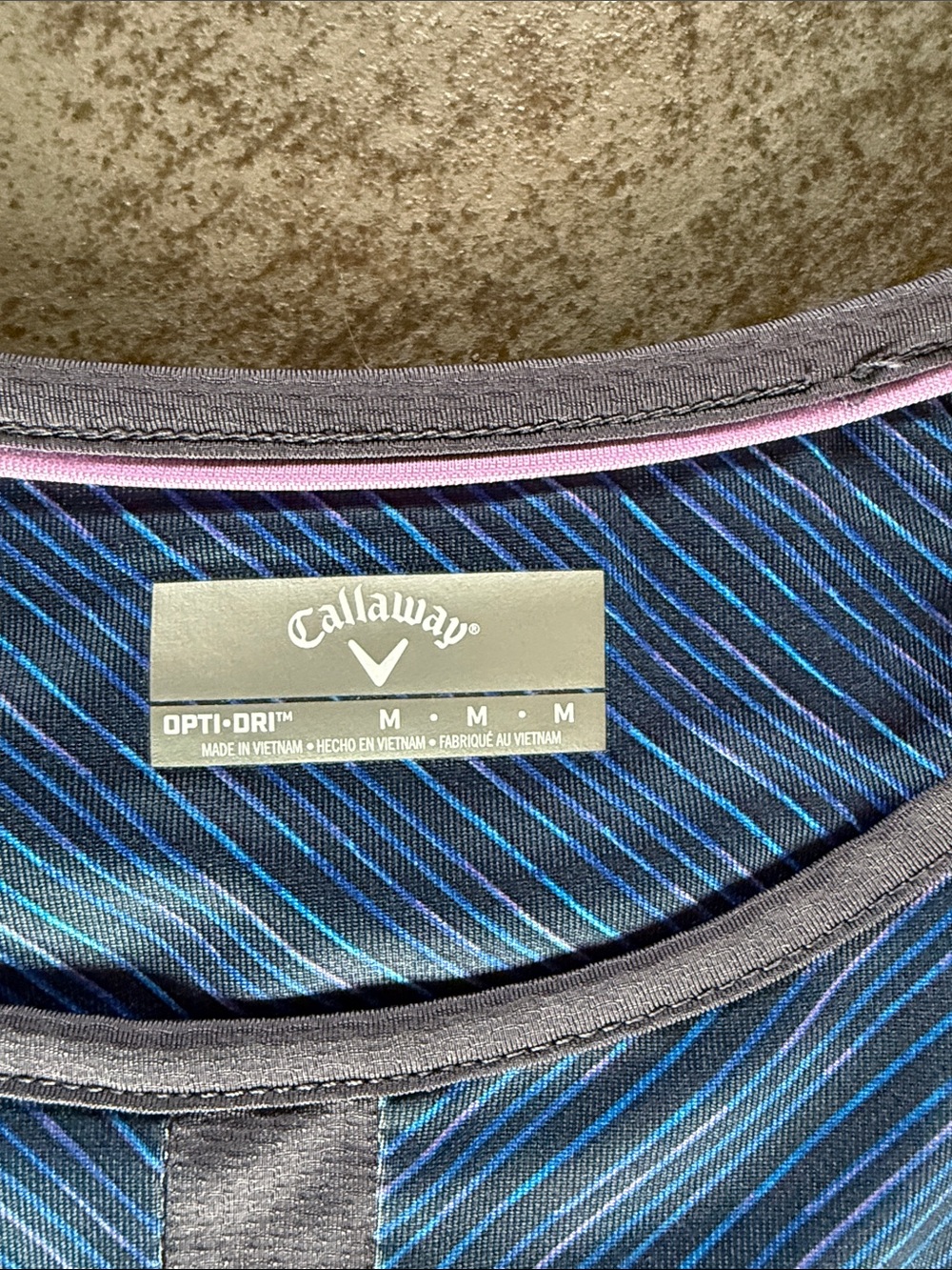 Callaway Girls' Navy Performance Tee & Pink Sleeveless Polo Set - Picture 3 of 7